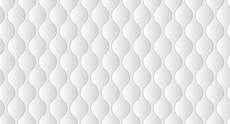 Simple upholstery quilted background. White leather texture sofa backdrop. Vector illustration