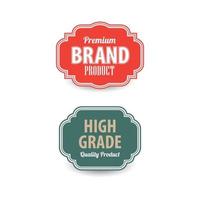 Vector retro vintage labels and badges for print and web
