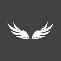 Bird wings logo vector template