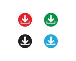 arrow icon set vector design