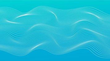 Abstract background with dynamic flowing lines vector