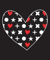 VALENTINE-S LOVE T-SHIRT DESIGN vector