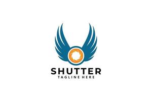 Shutter logo concept vector