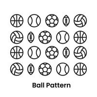 Ball patterns free vector