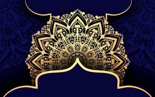 Luxury mandala background vector