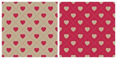Seamless houndstooth pattern background. Trend color of the year 2023 Viva Magenta. Design texture elements for fabric, tile, banner, card, cover, poster, backdrop, wall. Vector illustration.