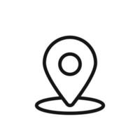 Placeholder line icon isolated on white background. Black flat thin icon on modern outline style. Linear symbol and editable stroke. Simple and pixel perfect stroke vector illustration.