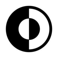 Invert mode icon line isolated on white background. Black flat thin icon on modern outline style. Linear symbol and editable stroke. Simple and pixel perfect stroke vector illustration.