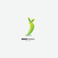 plantilla de logotipo de icono de color degradado de diseño de mango vector