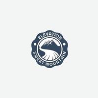 Snow Mountain design symbol logo template icon vector