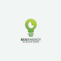 Bulb energy design logo vector illustration icon