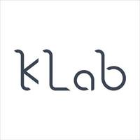 ilustración de diseño de vector de logotipo klab