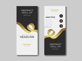 Vector free vector modern roll up template