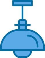 Hanging Lamp Vector Icon Design