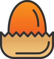 diseño de icono de vector de huevos