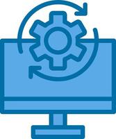 Operational SYstem Vector Icon Design