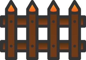 Fence Vector Icon Design