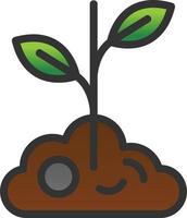 Sprout Vector Icon Design