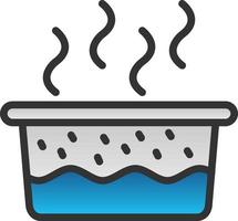 Hot Water Vector Icon Design