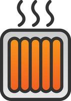 Underfloor Heating Vector Icon Design