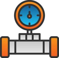 Water Meter Vector Icon Design