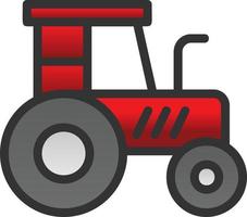 diseño de icono de vector de tractor