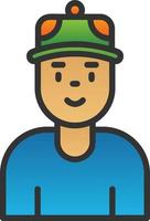 Boy Vector Icon Design
