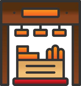 Booth Vector Icon Design
