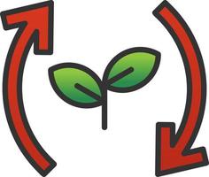 Composting Vector Icon Design