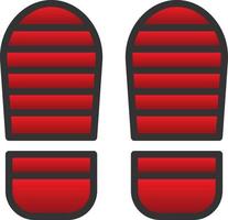 Footsteps Vector Icon Design