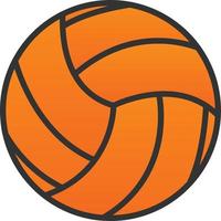 diseño de icono de vector de voleibol