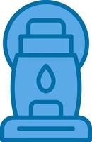 Oil Lamp Vector Icon Design