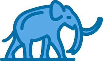 diseño de icono de vector de mamut