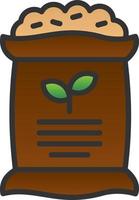 diseño de icono de vector de compost