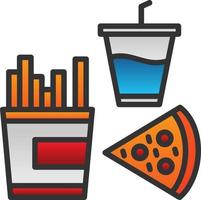 Fastfood Vector Icon Design