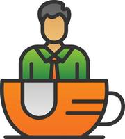 Tea Cup Ride Vector Icon Design