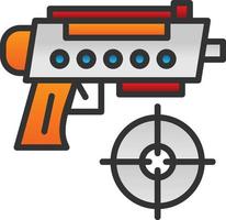 diseño de icono de vector de juego de tiro