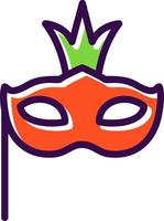 diseño de icono de vector de máscara de carnaval