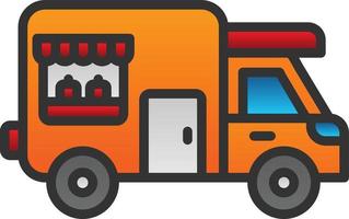 Food Truck Vector Icon Design