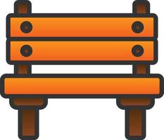 Bench Vector Icon Design