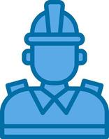 Firefighter Vector Icon Design
