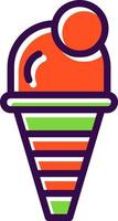 Ice Cream Vector Icon Design