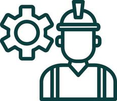 Engineer Vector Icon Design