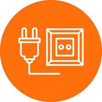 Unplugged Vector Icon Design