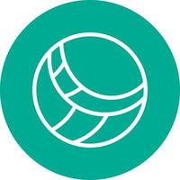 diseño de icono de vector de voleibol