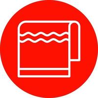 Towel Vector Icon Design