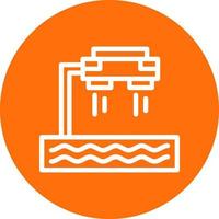 Flyboard Vector Icon Design