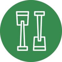 Paddle Vector Icon Design