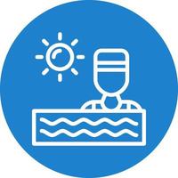 Swimming Vector Icon Design