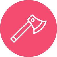 Wood Axe Vector Icon Design